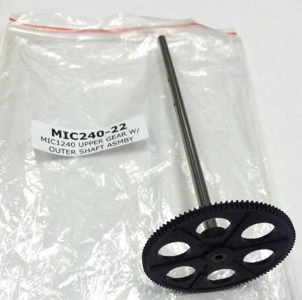 MIC1240 UPPER GEAR W/ OUTER SHAFT ASMBY