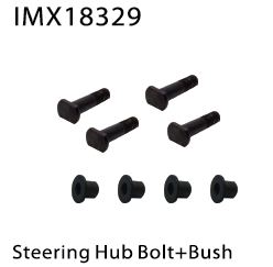 STEERING HUB BOLT+BUSH