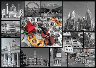 1000 PIECE VIENNA - COLLAGE NEW! 2014 RELEASE!