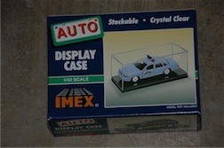 1/43 AUTO DISPLAY CASE BLACK BASE