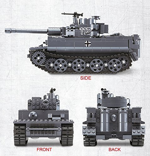 OXFORD MILITARY WORLD WAR SERIES TIGER 1 TANK (709PC)